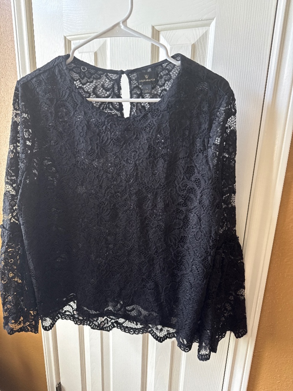 Black Lace Shirt